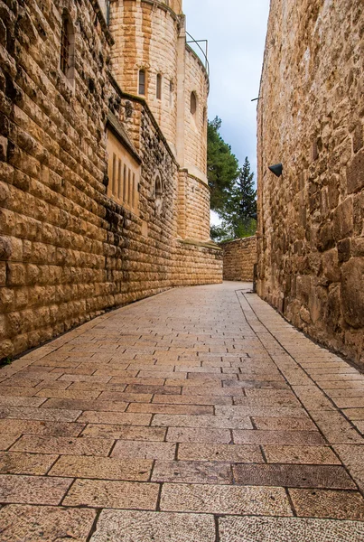 エルサレムの旧市街の路地. — ストック写真