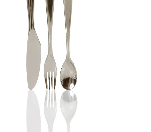 stock image Knife, fork and spoon