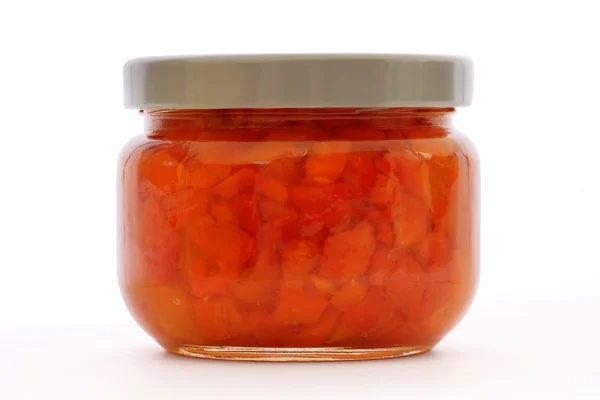 甜椒 jar — 图库照片