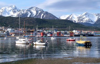 The port of Ushuaia clipart