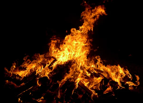 Ogień obozu — Zdjęcie stockowe