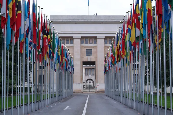 Lugar das Nações Unidas em Genebra — Fotografia de Stock