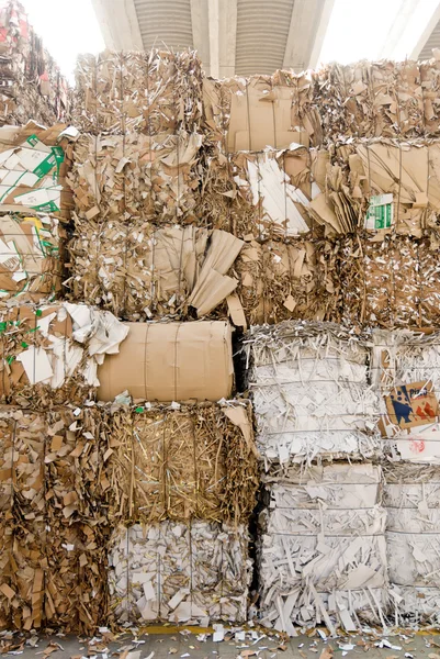 古紙のリサイクル — ストック写真