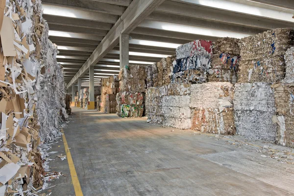 Recyklace sběrového papíru — Stock fotografie