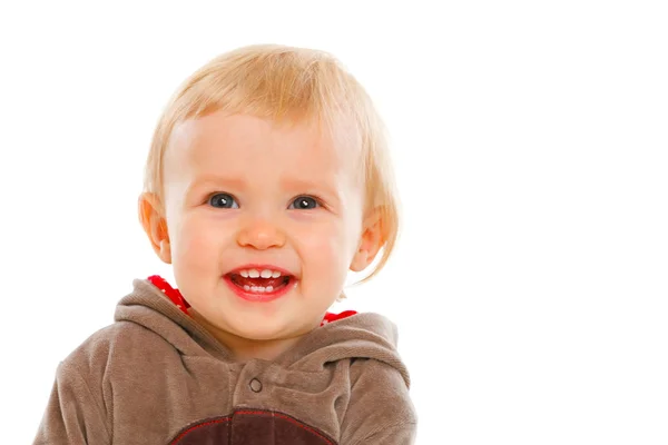 Retrato de bebê adorável sorridente — Fotografia de Stock
