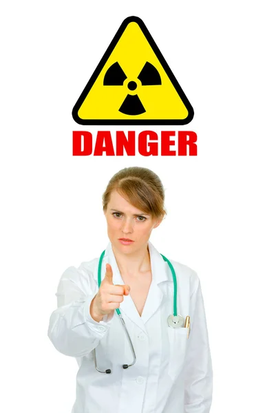 Kavram-radyasyon tehlikesi! — Stok fotoğraf