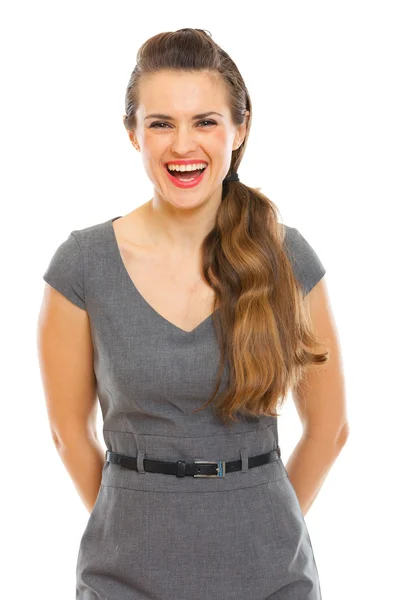 Porträt einer glücklichen Frau — Stockfoto