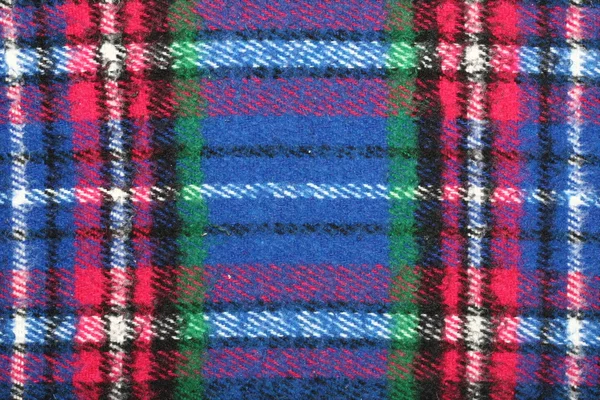 Checkered tartan blanket — Stock Photo, Image