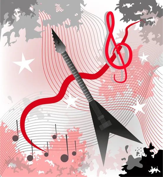 Musical background. Eps 10 — Stock Vector