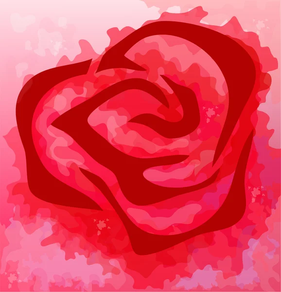 Abstrakte Rose Blume Hintergrund. Folge 10 — Stockvektor