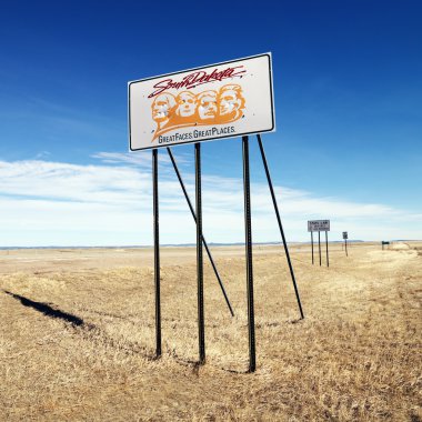 South Dakota sign. clipart