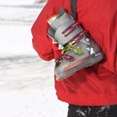 Ski boot. clipart