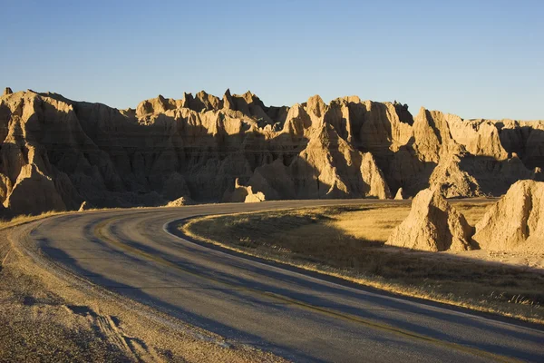 Badlands, Dél-dakota. — Stock Fotó