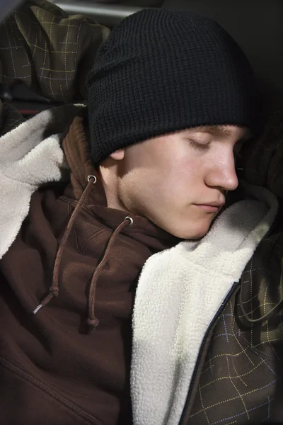 Durmiendo adolescente . — Foto de Stock