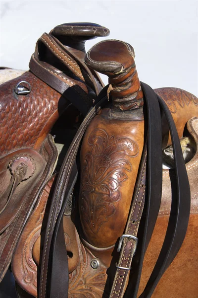 Szczegóły siodła konia — Zdjęcie stockowe