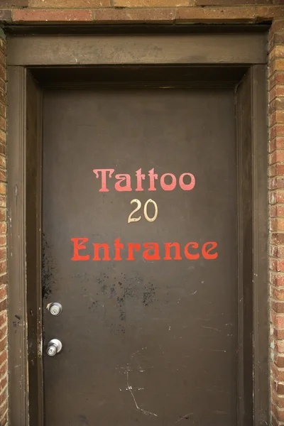 Τατουάζ είσοδο. — Φωτογραφία Αρχείου