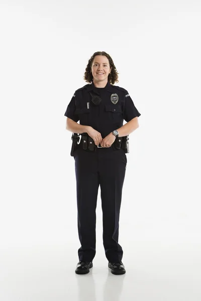 Poliskvinna. — Stockfoto