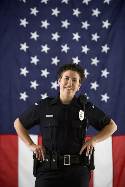 Mujer oficial de policía . — Foto de Stock