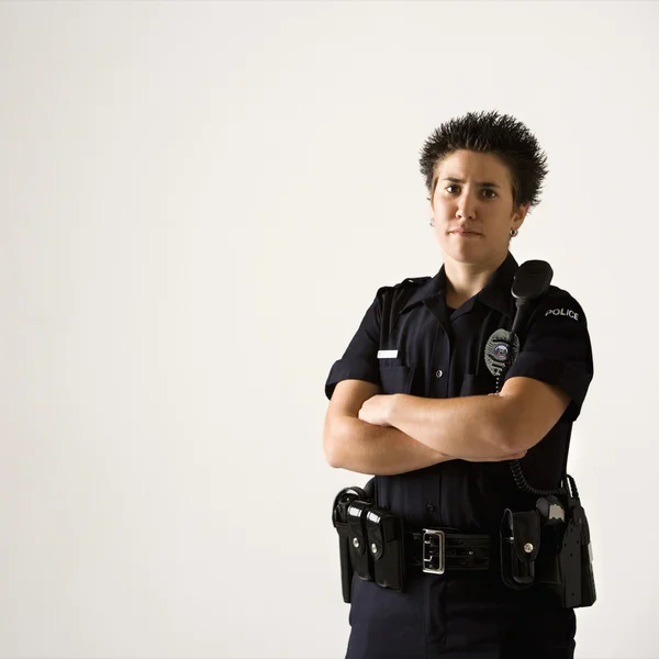 Polizistin. — Stockfoto