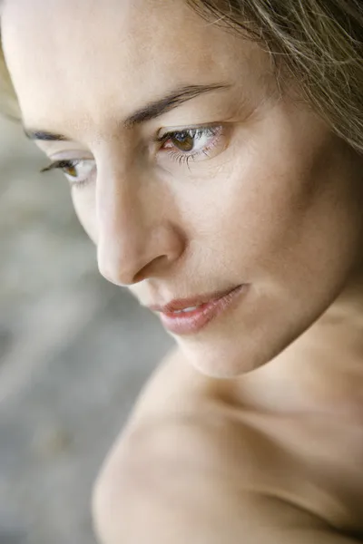 Naakte vrouw close-up. — Stockfoto