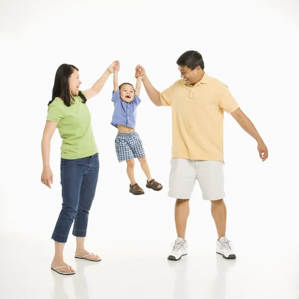 stock image Parents with son.