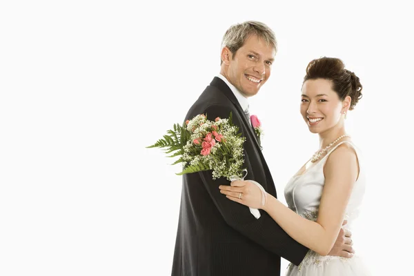 Menyasszony és a vőlegény. — Stock Fotó