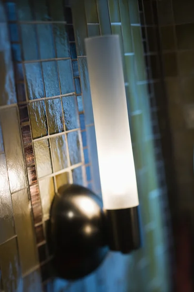 Scatto di interni con lampada . — Foto Stock