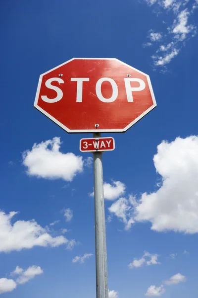 Značka stop. — Stock fotografie