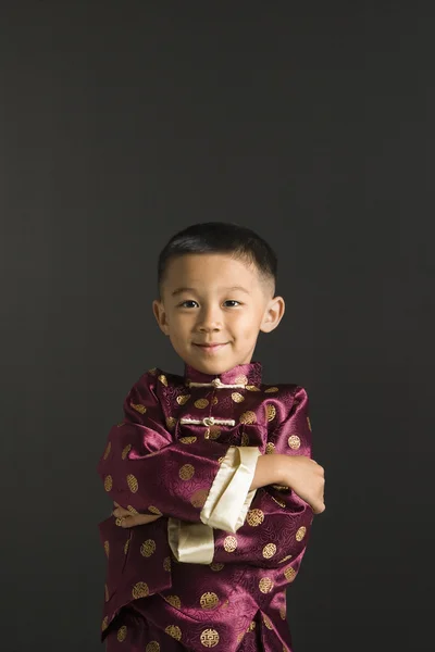 Retrato de asiático chico . Imágenes de stock libres de derechos