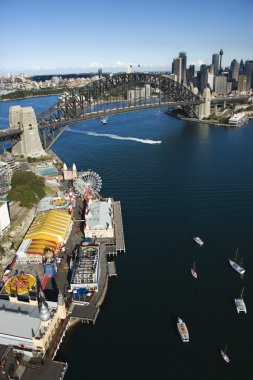 Sydney aerial, Australia. clipart