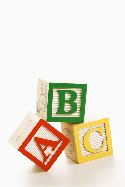 Alphabet blocks. — Stock Photo, Image