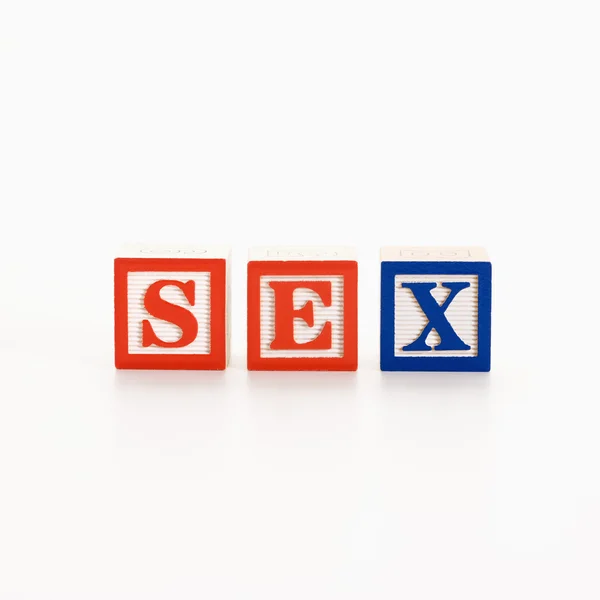 Spielzeugbuchstabenblöcke. — Stockfoto