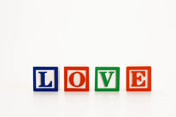 Toy alphabet blocks. — Stock Photo, Image