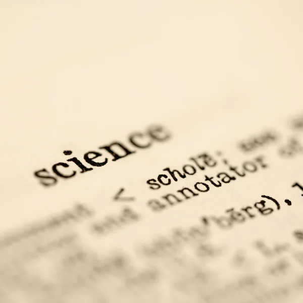 Science in dictionary. — Stock Photo, Image