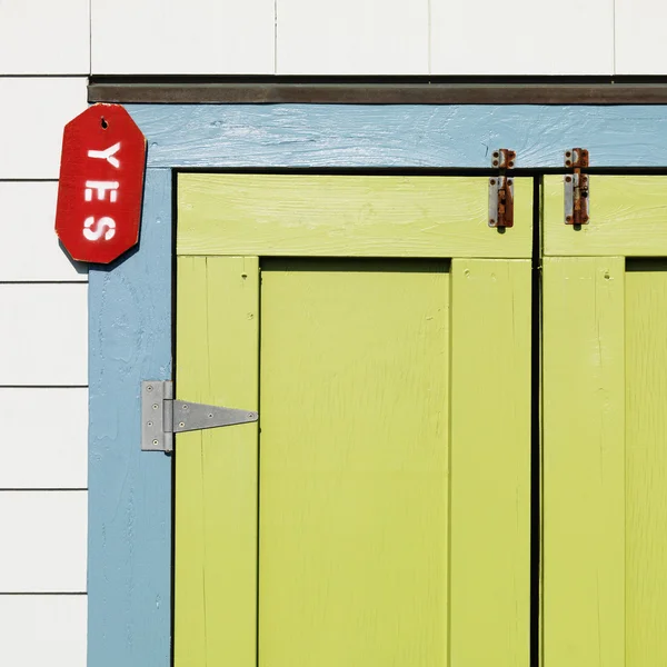Barevné dveře detail. — Stock fotografie