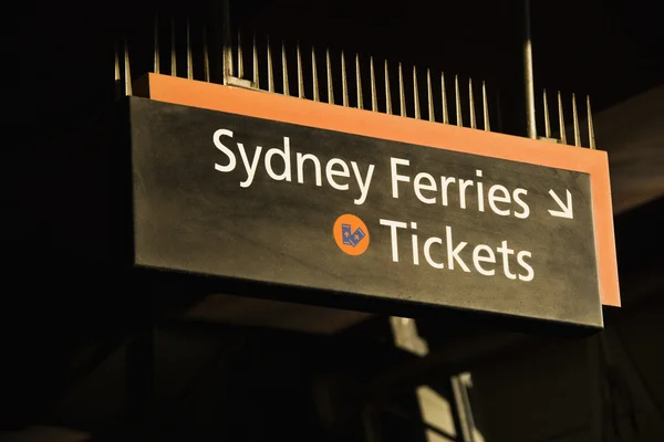 Tiket feri, Sydney Australia . — Stok Foto