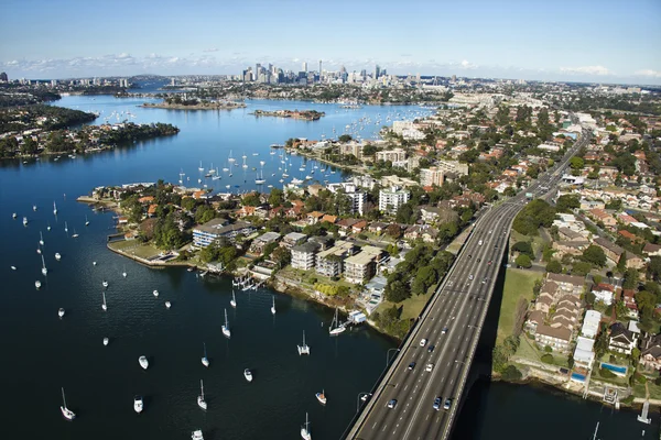 Köprü, sydney, Avustralya. — Stok fotoğraf