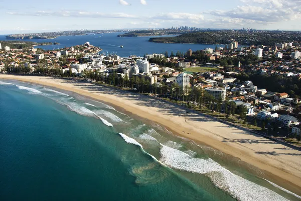 Недвижимость на берегу моря, Австралия . — стоковое фото