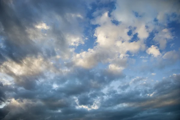 Dense cumulus clouds. Stock Photo