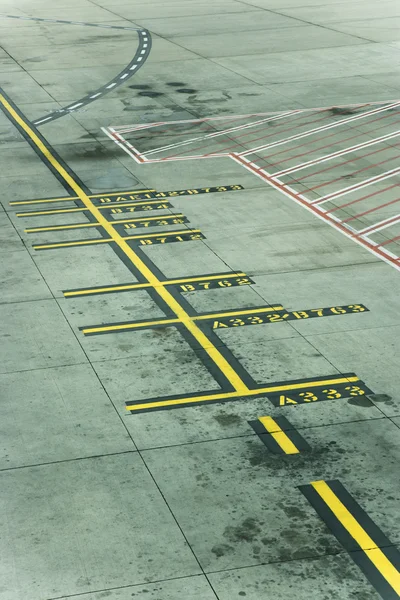 Аеропорт Мельбурна злітно-посадкової смуги — стокове фото