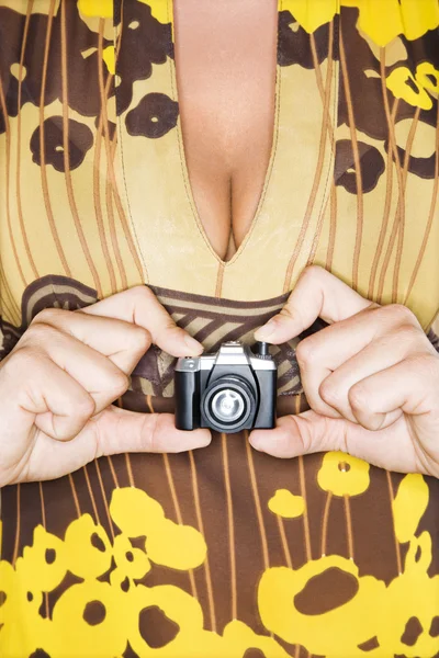 Miniature toy camera. — Stock Photo, Image