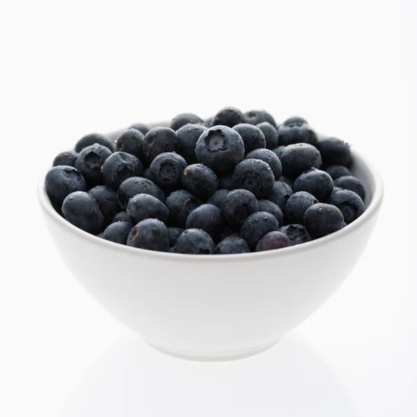 Bowl of Blueberries. — Stock Photo, Image