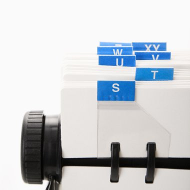 Rolodex. clipart