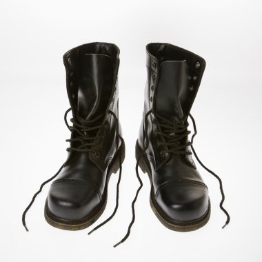 Combat boots. clipart