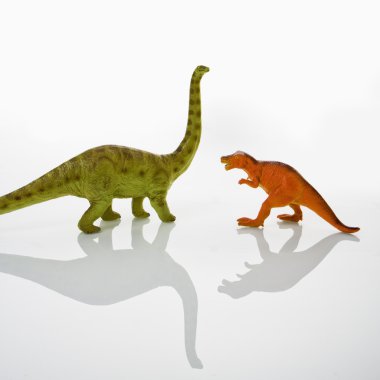 Dinosaur toys. clipart