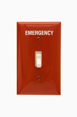 Emergency switch. clipart