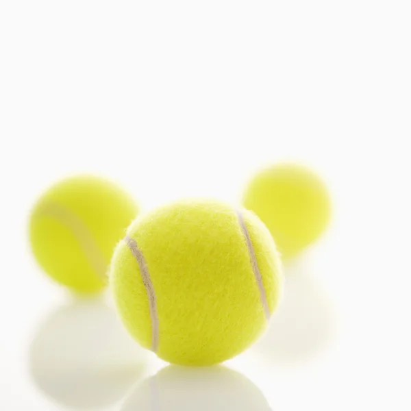 Тенісні м'ячі . — стокове фото