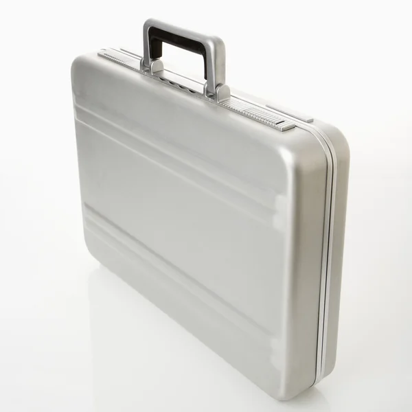 Silver briefcase. — Stock Photo, Image