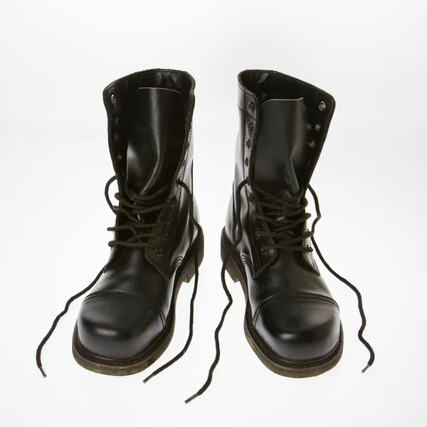 Combat boots. — Stock Photo, Image