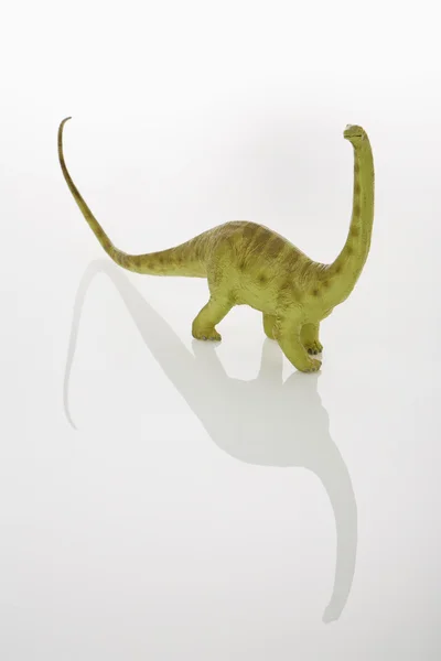 Plastový dinosaurus. — Stock fotografie